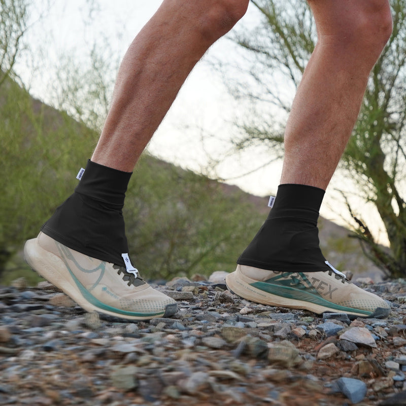 black trado trail gaiters