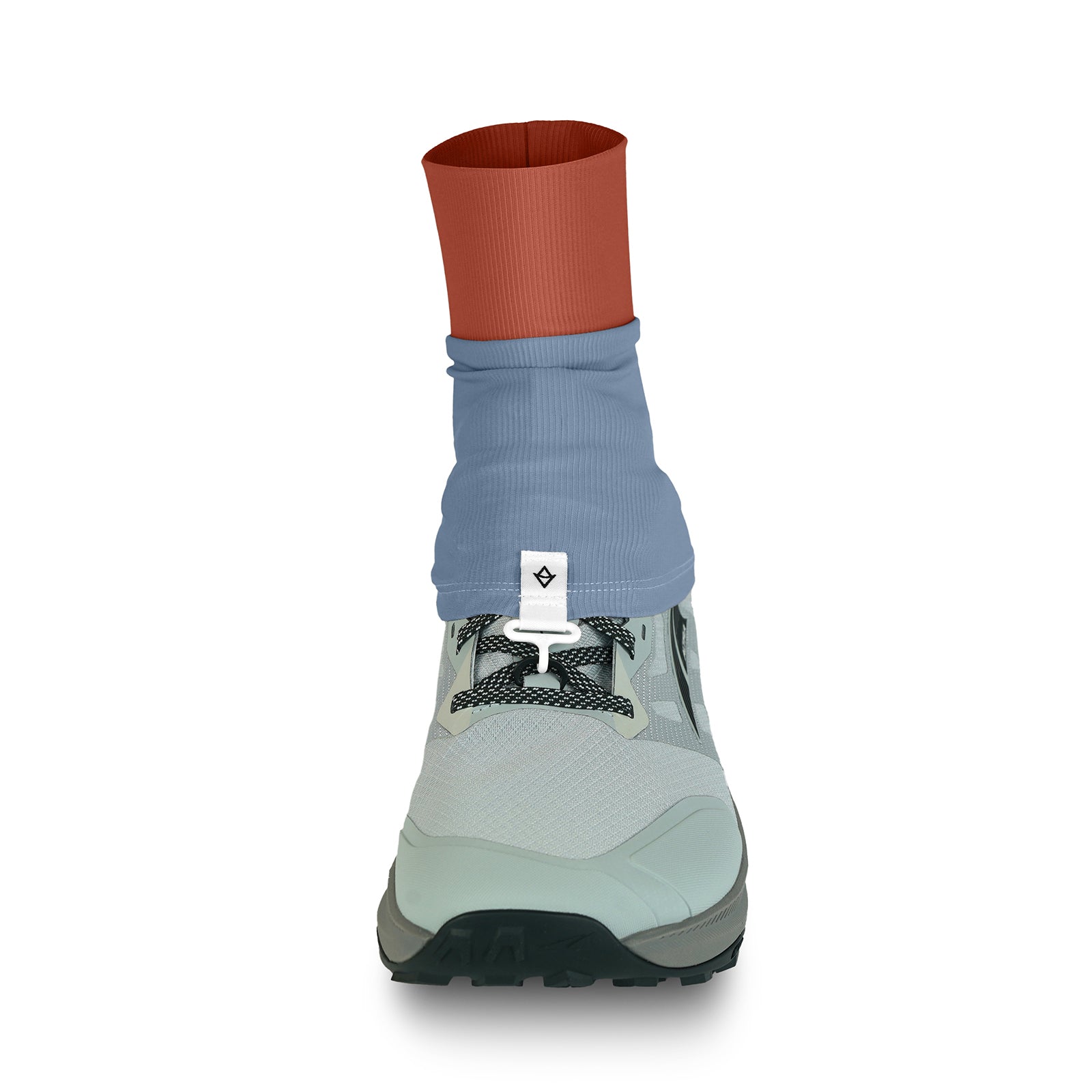 TRAIL GAITERS - Vermilion/Baby Blue